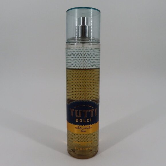 Bath and Body Works Tutti Dolci White Mocha Kiss Fragrance Mist Spray USED - Picture 6 of 6